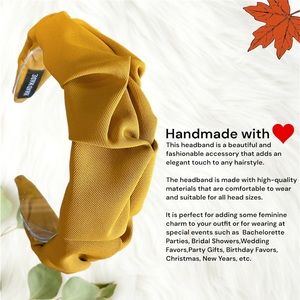 101- Mustard Handmade Headband